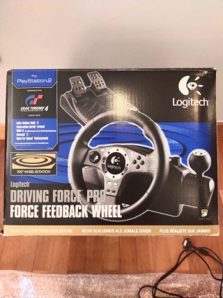 Volante Logitech Driving Force Pro PS2/PS3/PC