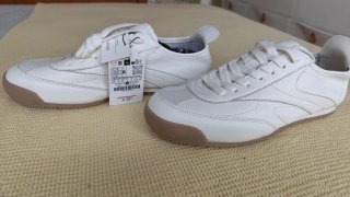 Zapatillas de Piel Zara Blancas Talla 43