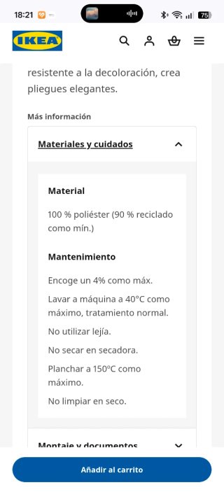 4 Cortinas IKEA Ginstmott Beige