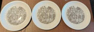 Lote 3 Platos Llanos Vintage Pontesa