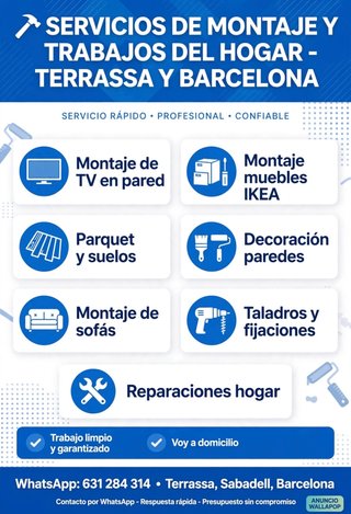 Montador profesional Terrassa
