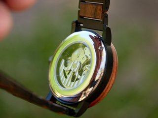Reloj hombre automático Tourbillon madera NUEVO