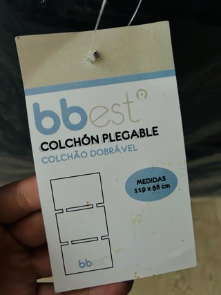 Colchón Plegable Infantil Bbest 119x58cm NUEVO