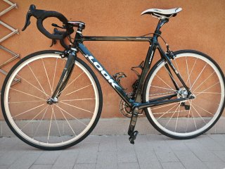 Bici da corsa Look KG386 Taglia S/M Carbonio+Ruote