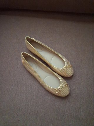 LAUREN RALPH LAUREN ORIGINAL, BAILARINAS DORADAS M