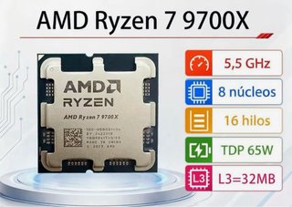 Combo Placa MSI B650-S WIFI, CPU 9700X, 32GB DDR5