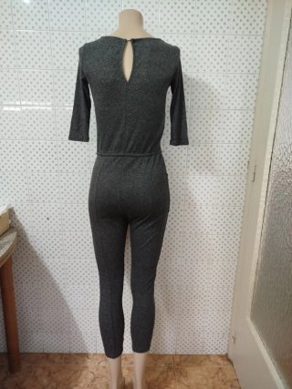 Mono gris de manga 3/4 Bershka talla s