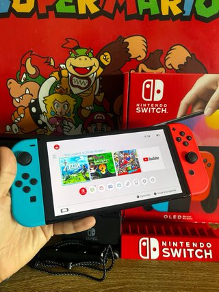 Nintendo Switch OLED Neon COMO NUEVA 10/10