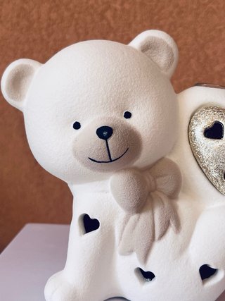Diffusore LED Orsetto con Cuore Luminoso