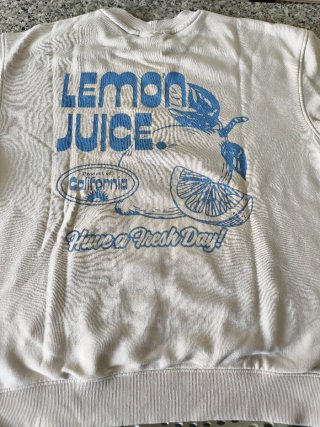Sudadera Lemon Juice Talla L
