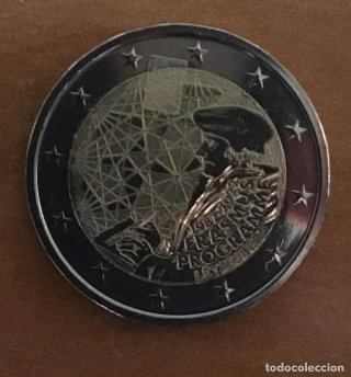 Moneda 2€ Luxemburgo Erasmus SC 2022