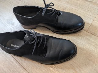 Zapatos vestir/colegial/oficina Graceland negros