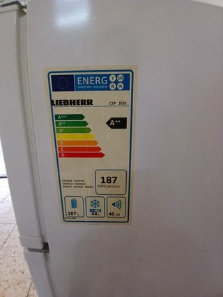 Nevera Liebherr Blanco