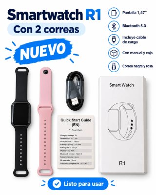 Smartwatch R1 1,47 con 2 correas