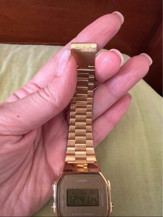 Reloj Casio Dorado Rombo