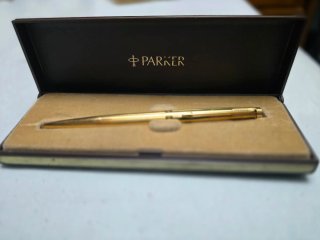 Bolígrafo Parker Chapado Oro 14K