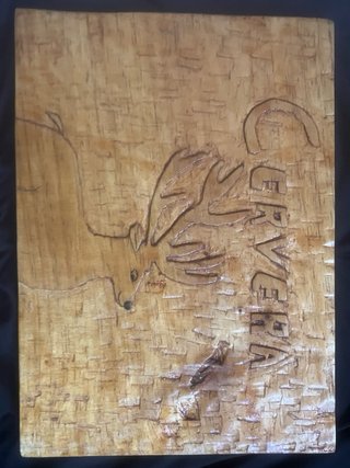 Arte Rústica en Madera con Grabado