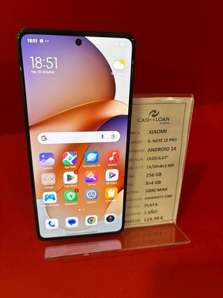 Xiaomi Redmi Note 12 Pro 5G 256GB Negro