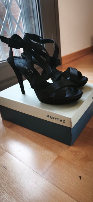 Sandalias de Fiesta Negras.Usadas en 1 boda