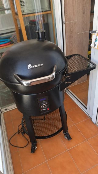 Barbacoa Ahumador Eléctrico de Pellets LANDMAN