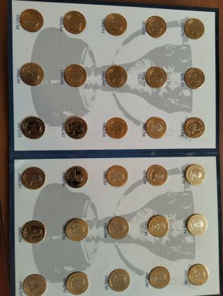 Colección 30 Ligas y 30 Monedas Real Madrid