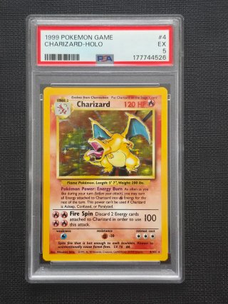Charizard Base Set 1999 Holo #4 PSA 5 Pokémon