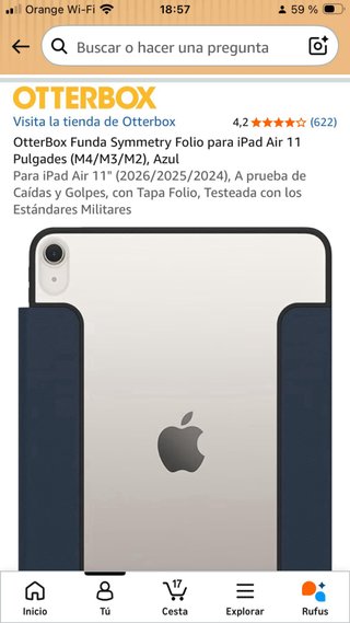 Funda Otterbox iPad Air 11”