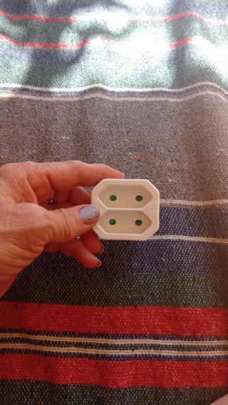 Enchufe doble adaptador