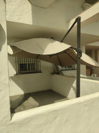 Parasol Naterial Grande Beige