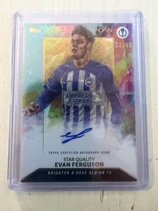 Carta Autografiada Evan Ferguson 33/49