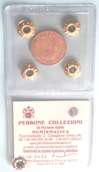 Moneta 10 Lire 1863  Regno d'Italia, PERIZIATA