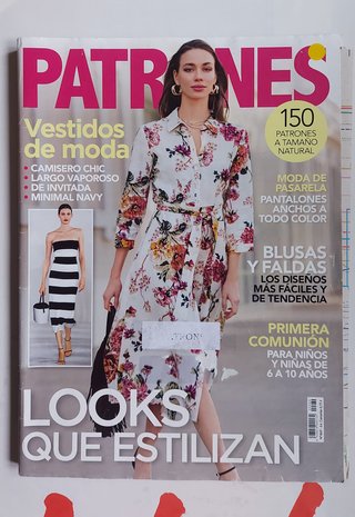 5 revistas PATRONES, con patrones originales