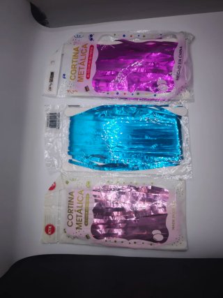 Set de  Cortinas de Flecos para Fiesta