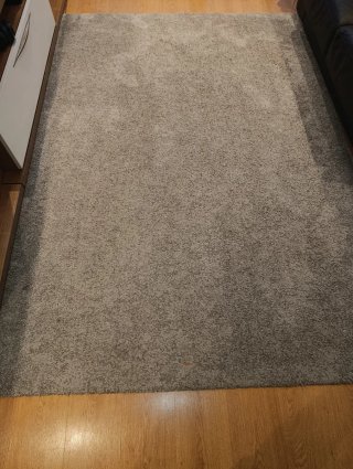 Alfombra Ikea gris ,usada 4meses!!!