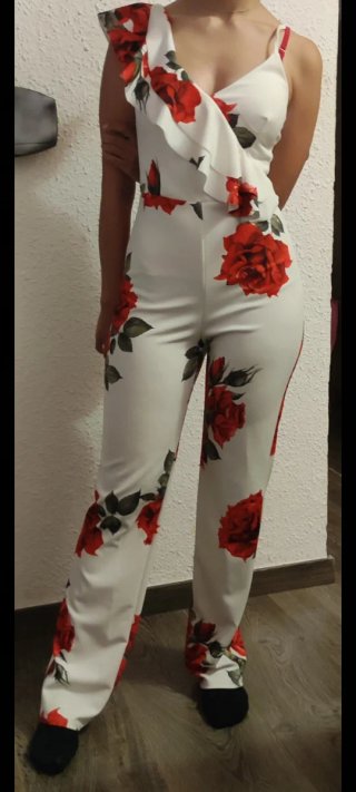 Mono para eventos estampado floral