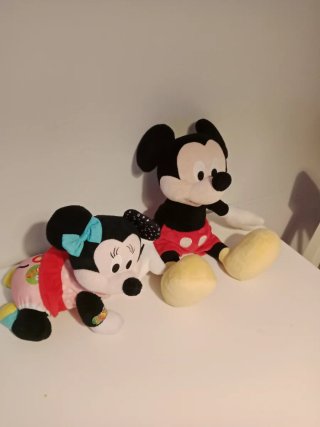 Peluche Mickey y Minnie Mouse