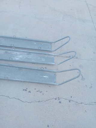 Set de 3 Carriles para Remolque Rail Carril d moto