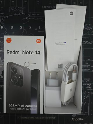Xiaomi Redmi Note 14 4G 8/256GB NFC Negro