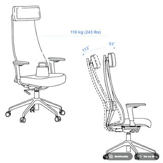 Silla de oficina IKEA JÄRVFJÄLLET