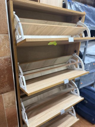 Zapatero de Madera con 4 Cajones