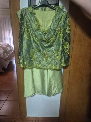 Traje de Boda para Señora Verde