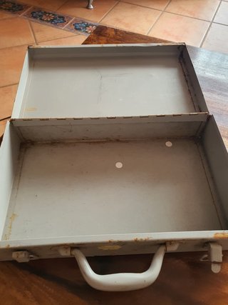 Maletín Metálico Vintage de Hierro