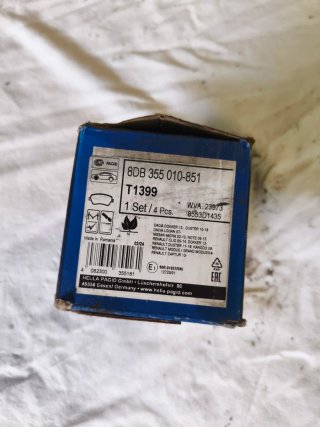Pastillas Freno HELLA PAGID 8DB 355 010-851