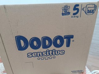 168 Pañales Dodot Sensitive Talla 5