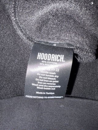 Sudadera Hoodrich Negra Talla S
