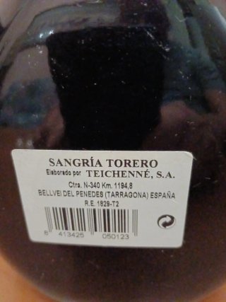 Bottiglia Sangria Leichenné 75cl 7% Vol.