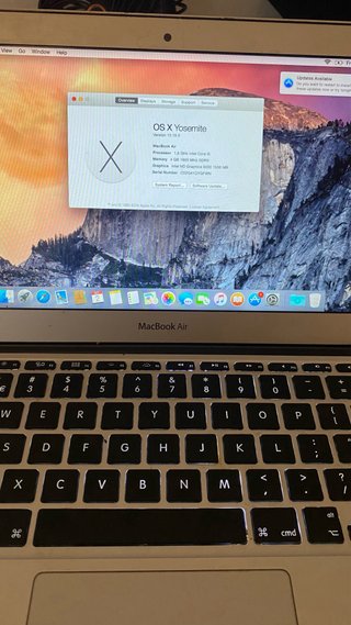 MacBook Air 11” Intel Core i5 – 4GB RAM – 128GB SS