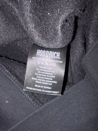 Sudadera Hoodrich Negra Talla S