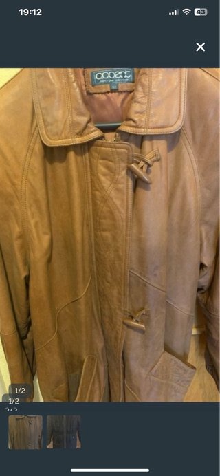 Abrigo de piel Accent talla 42