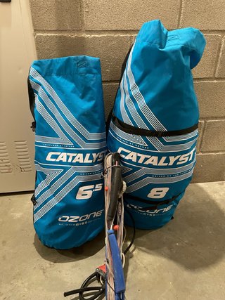 Cometas Kitesurf Ozone Catalyst 6.5 y 8m